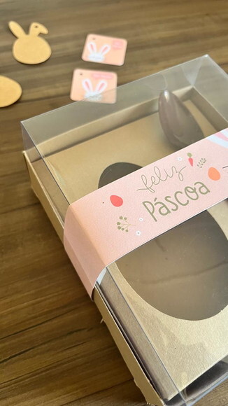Cinta para Caixa de Ovo Páscoa