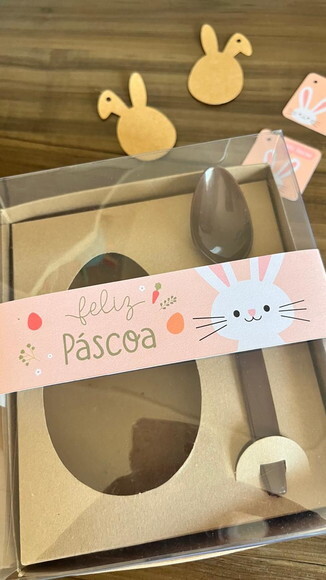 Cinta para Caixa de Ovo Páscoa