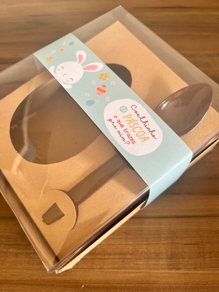 Cinta para Caixa de Ovo Páscoa Gourmet Infantil