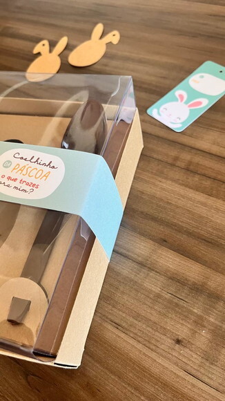 Cinta para Caixa de Ovo Páscoa Gourmet Infantil