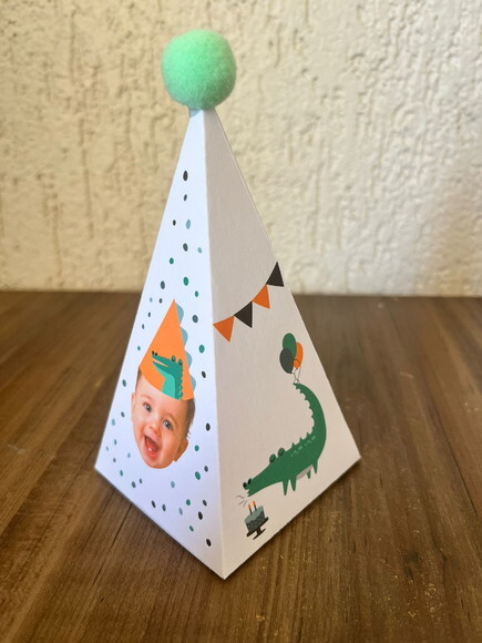 Cone Lembrancinha com Foto 20 Unidades