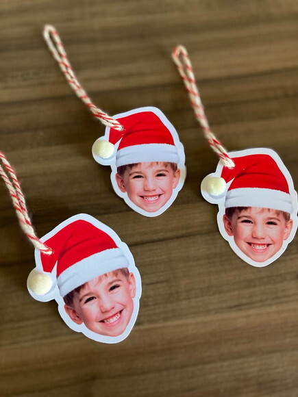 Enfeite para Árvore de Natal Rostinho com Foto 10 un