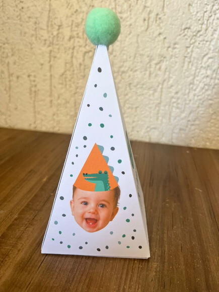 Cone Lembrancinha com Foto 20 Unidades