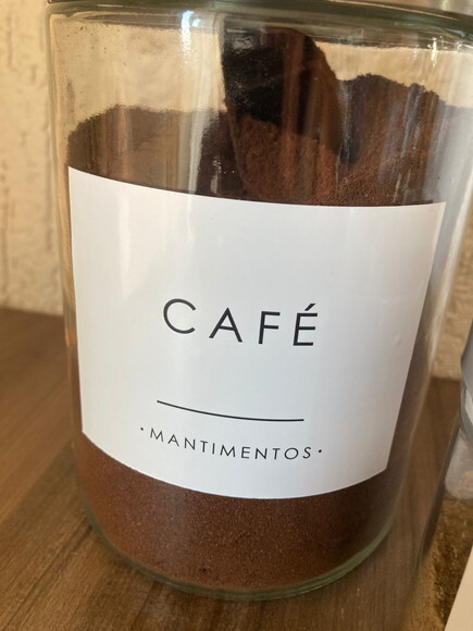 Etiquetas Adesivas para Mantimentos de Cozinha