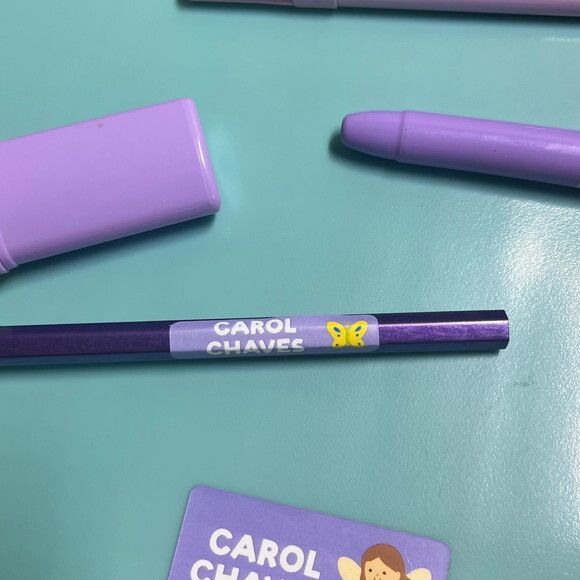 Etiquetas Escolares Adesivas Fadas