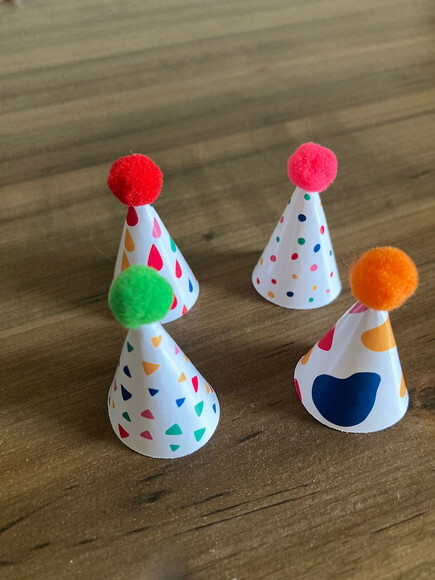 Mini Chapéuzinho para Festas e Docinhos