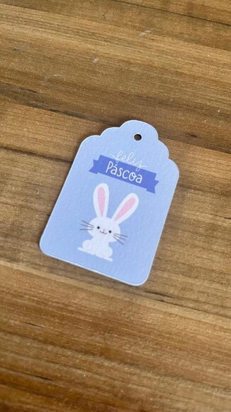 Tag Coelhinho Feliz Páscoa