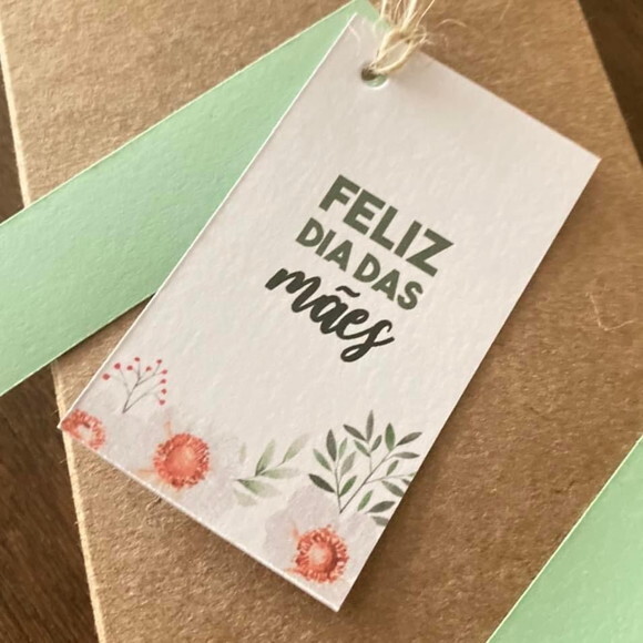 Tag Dia das Mães 10 Unidades
