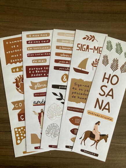 Adesivo para Bíblia Bible Journaling e Devocional Versículos