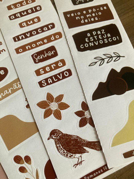 Adesivo para Bíblia Bible Journaling e Devocional Versículos