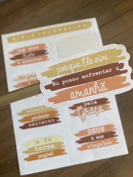 Adesivos Cristãos para Bíblia Devocional e Bible Journaling