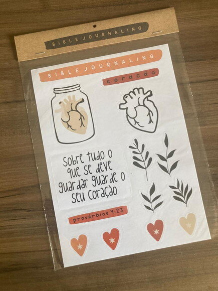 Adesivos Cristãos para Bíblia Devocional e Bible Journaling