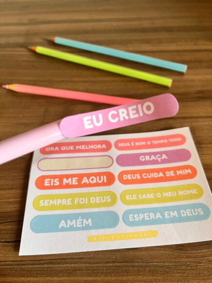 Adesivos para Bíblia Devocional e Bible Journaling e Planner