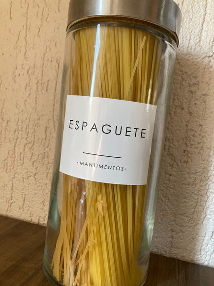 Etiquetas Adesivas para Mantimentos de Cozinha
