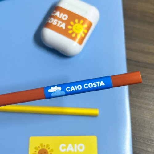 Etiquetas Escolares Adesivas Sol Céu Vinil