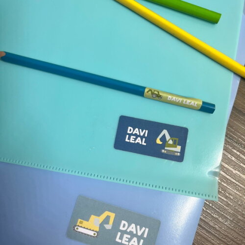 Etiquetas Escolares Adesivas Tratores Vinil