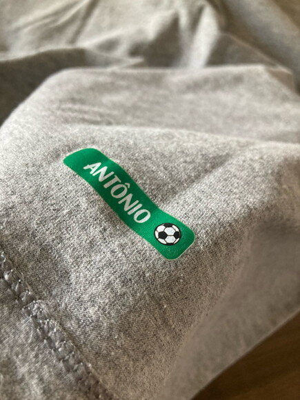 Etiquetas Termocolantes para Roupas e Uniformes Escolar