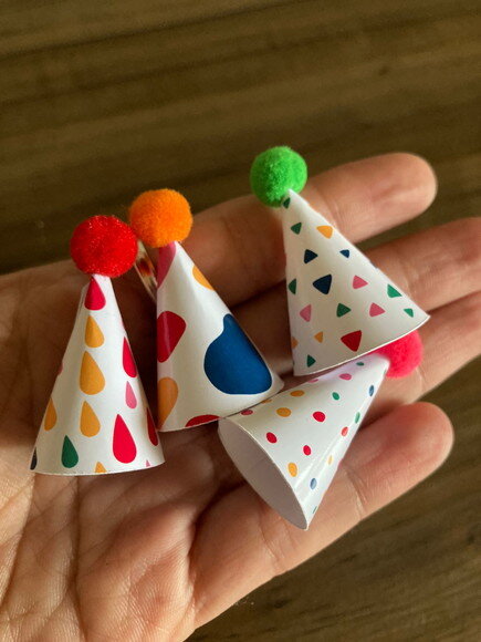 Mini Chapéuzinho para Festas e Docinhos