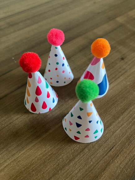 Mini Chapéuzinho para Festas e Docinhos