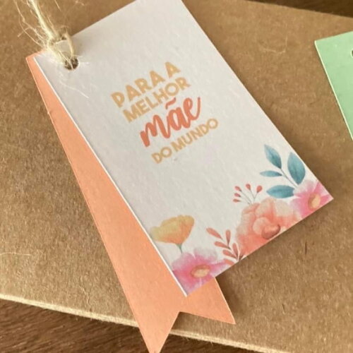 Tag Dia das Mães 10 Unidades