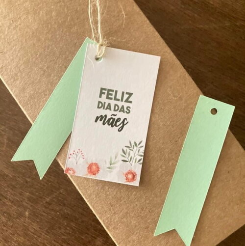 Tag Dia das Mães 10 Unidades