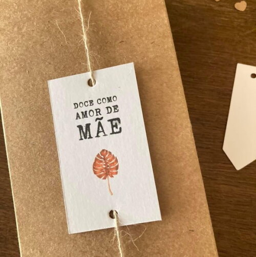 Tag para Artesanato Dia das Mães