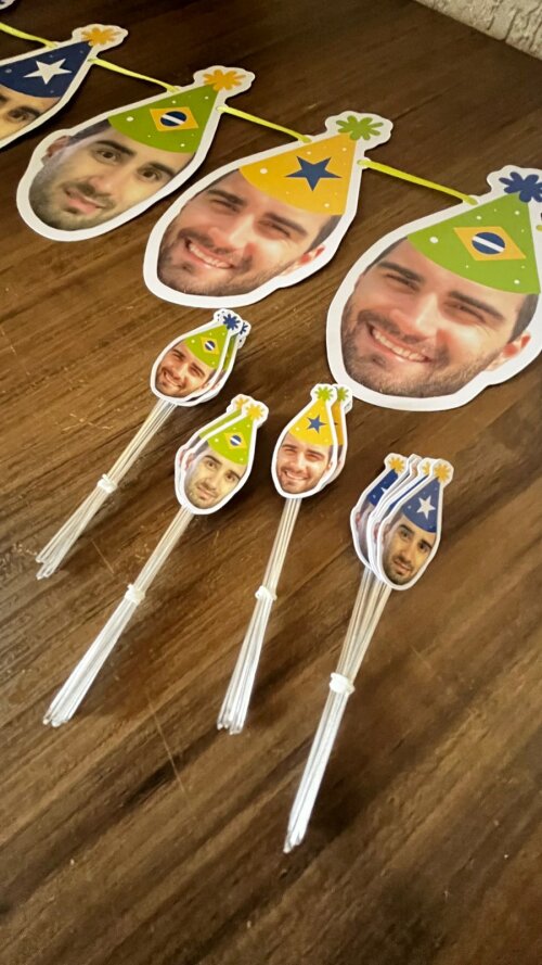 Kit Festa Futebol Copa Personalizado com Foto e Nome