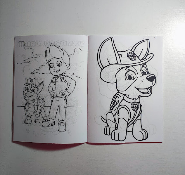Livrinho de Colorir com Mini Lápis de Cor - Patrulha Canina - 20