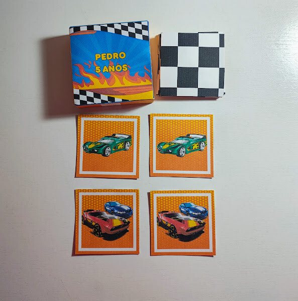 Jogo da Memória Personalizado Hot Wheels - Todos os temas
