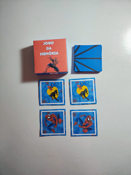 Jogo da Memória Personalizado Homem Aranha- Todos os temas
