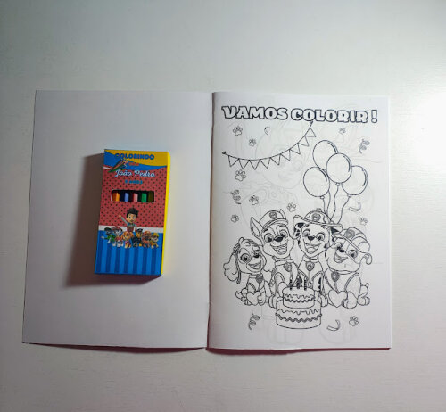 Livrinho de Colorir com Mini Lápis de Cor - Patrulha Canina - 20