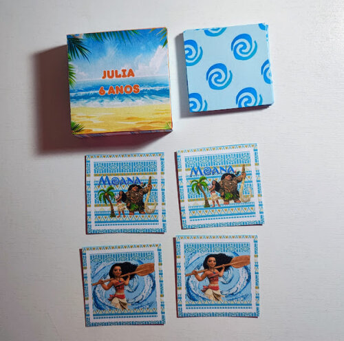 Jogo da Memória Personalizado Moana - Todos os temas