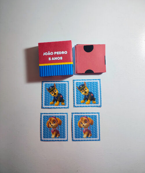 Jogo da Memória Personalizado Patrulha Canina - Todos os temas