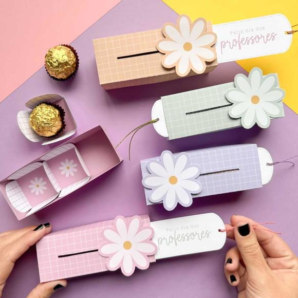 Caixa para Doces Dia dos Professores Margarida