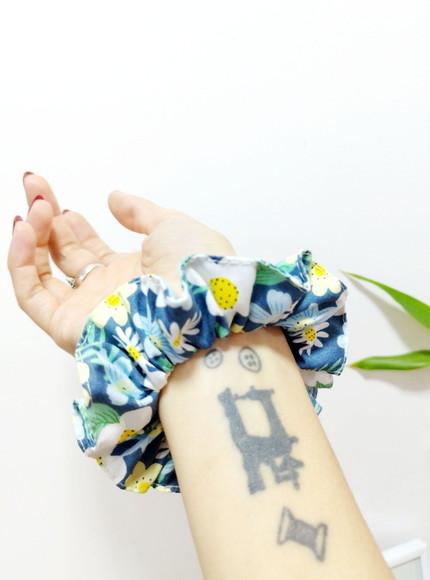 Scrunchie Floral Coleção Meiga