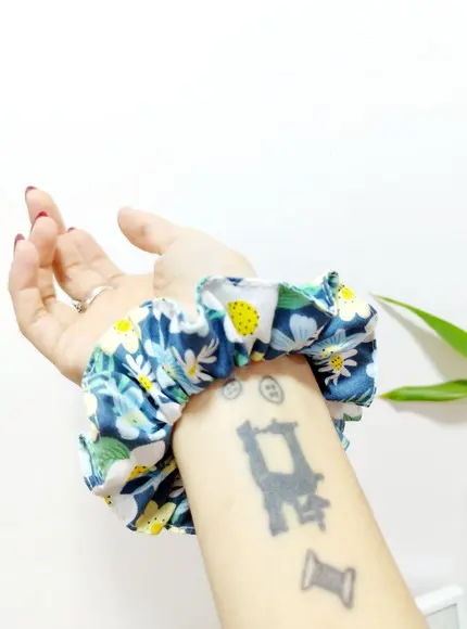 Scrunchie Floral Coleção Meiga