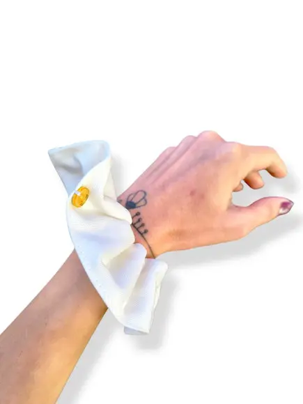 Scrunchie Off White - Coleção Beach Summer