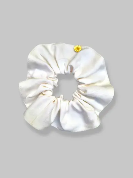 Scrunchie Off White - Coleção Beach Summer