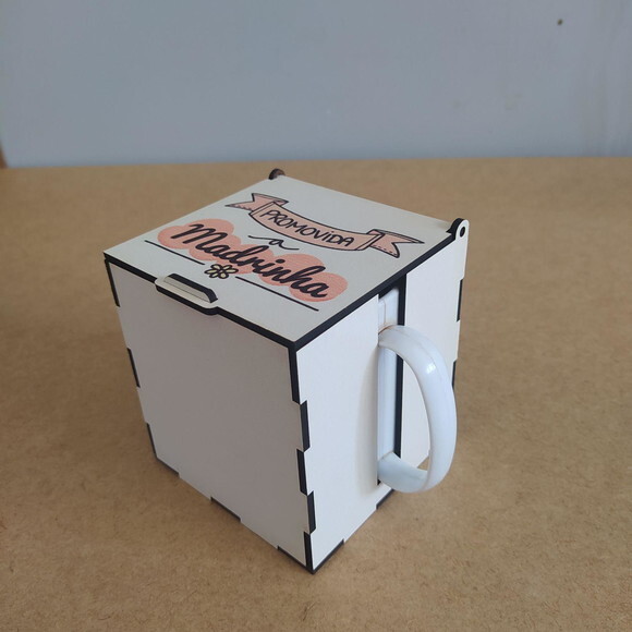 Caixa para Caneca em mdf
