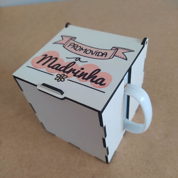 Caixa para Caneca em mdf