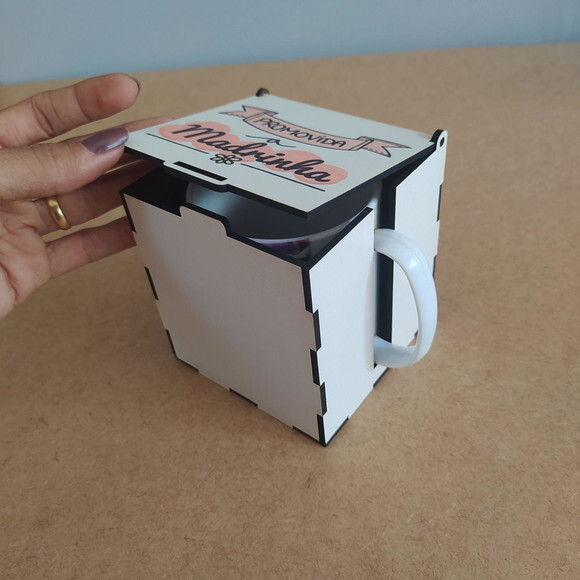 Caixa para Caneca em mdf