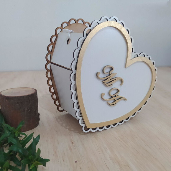 Cestinha para Florista Coração