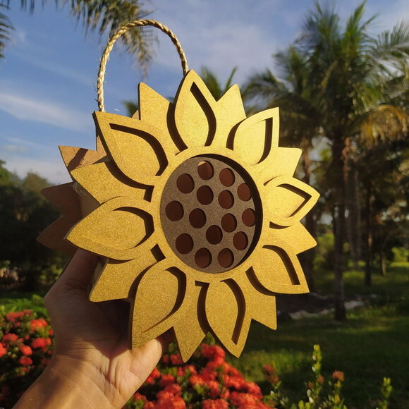 Cestinhas para Florista girassol