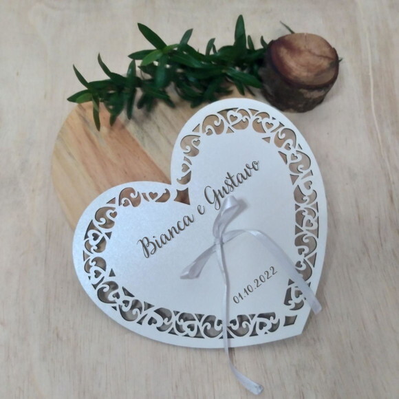 Kit Placa de Pajem + Porta Alianças