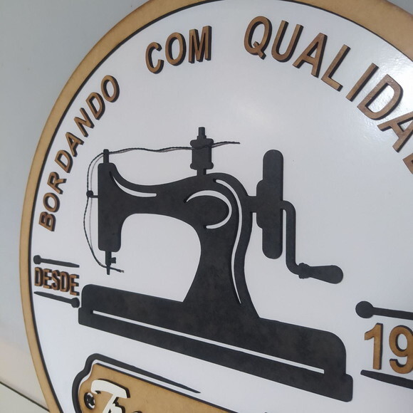 Logotipo 3d para Parede em mdf 40cm