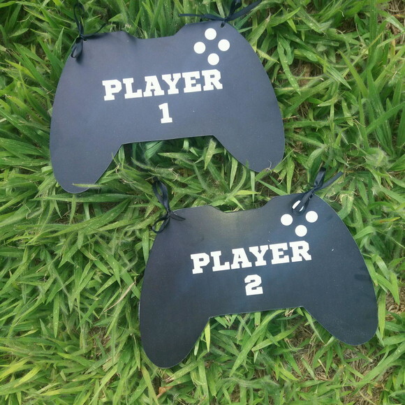 Placa cadeira dos noivos PLAYER