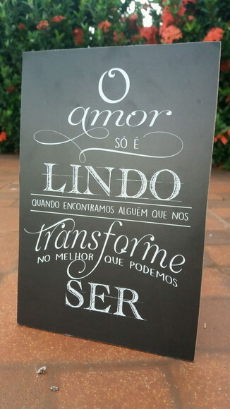 Placa Chalkboard Casamento 60x40 Md011