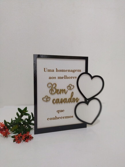 Quadro Homenagem Bem Casados Avós