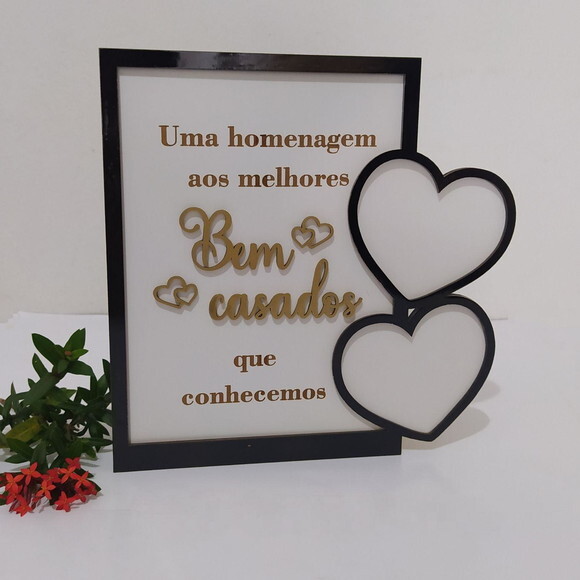 Quadro Homenagem Bem Casados Avós