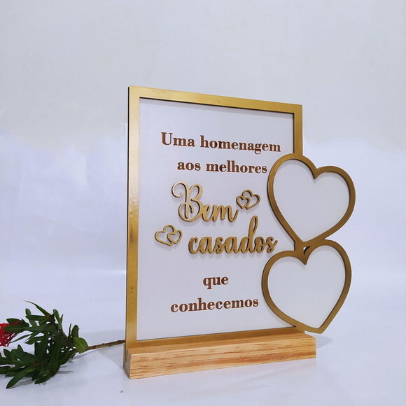 Quadro Homenagem Bem Casados Avós